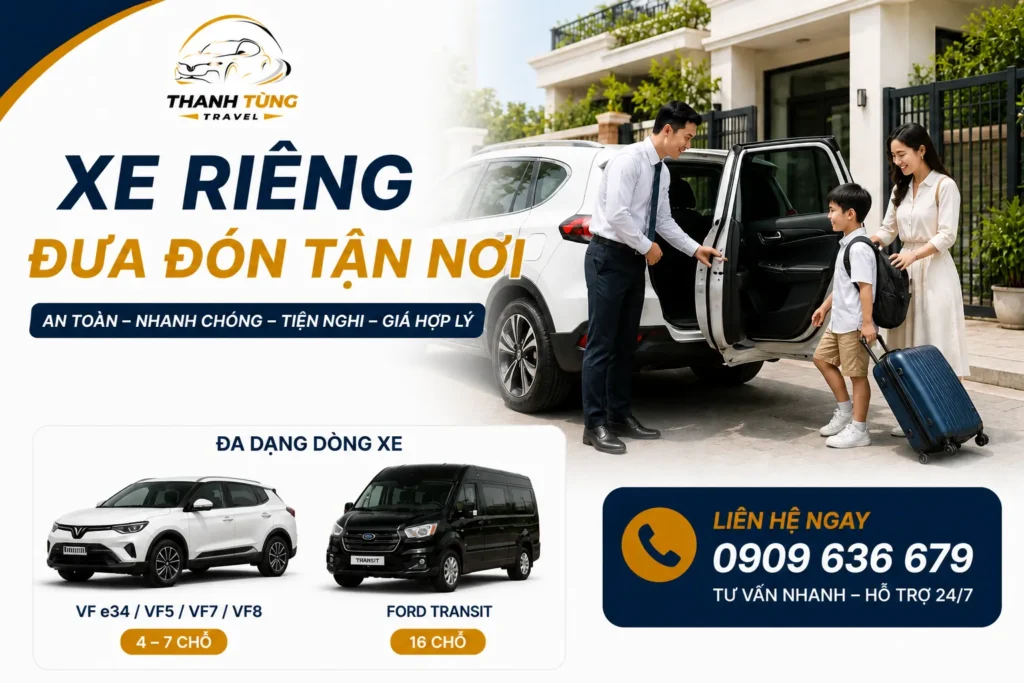 Quy Trình Thuê Xe Đi Cửa Khẩu Nhanh Gọn Chỉ 3 Bước 11 Tài xế đón khách tận nơi, hỗ trợ hành lý và di chuyển đúng giờ