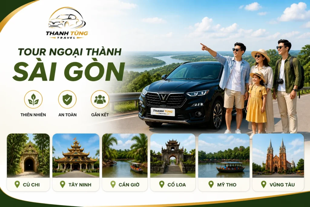 Tour ngoại thành Sài Gòn – trải nghiệm thiên nhiên và lịch sử