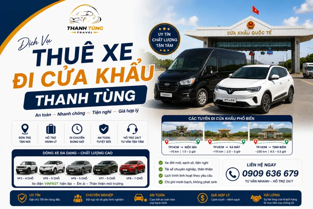 Quy Trình Thuê Xe Đi Cửa Khẩu Nhanh Gọn Chỉ 3 Bước 14 Gọi ngay để thuê xe đi cửa khẩu nhanh chóng – có xe trong 30 phút