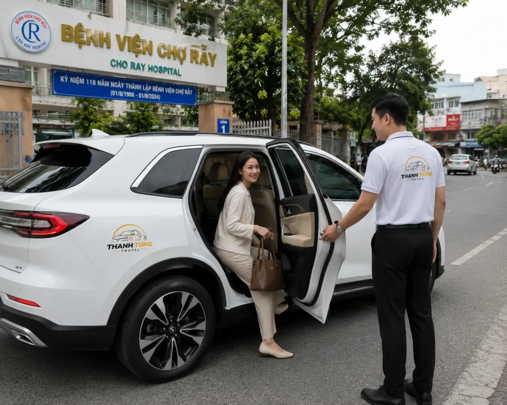 Dịch Vụ Đưa Đón Khám Bệnh Tại Bình Dương, Đồng Nai, TP.HCM Uy Tín 24/7 11 Liên hệ ngay để đặt xe đưa đón bệnh viện nhanh chóng 24/7