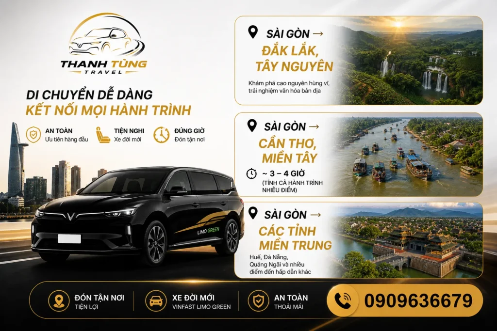 Thuê Xe Liên Tỉnh – Lên Xe Là Đi, Không Chờ Đợi 17 Thuê xe liên tỉnh đường dài – an toàn, chủ động lịch trình