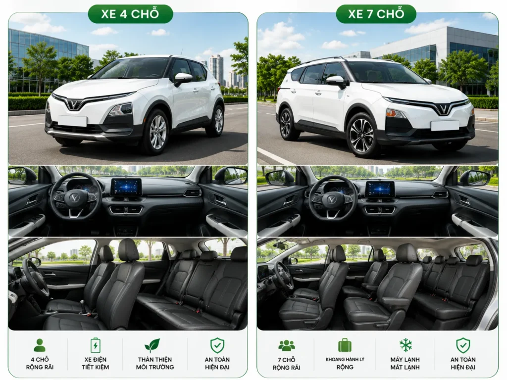 Đa dạng dòng xe phục vụ nhu cầu đi tỉnh đường dài